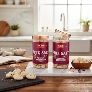 pink salt flavoured makhana