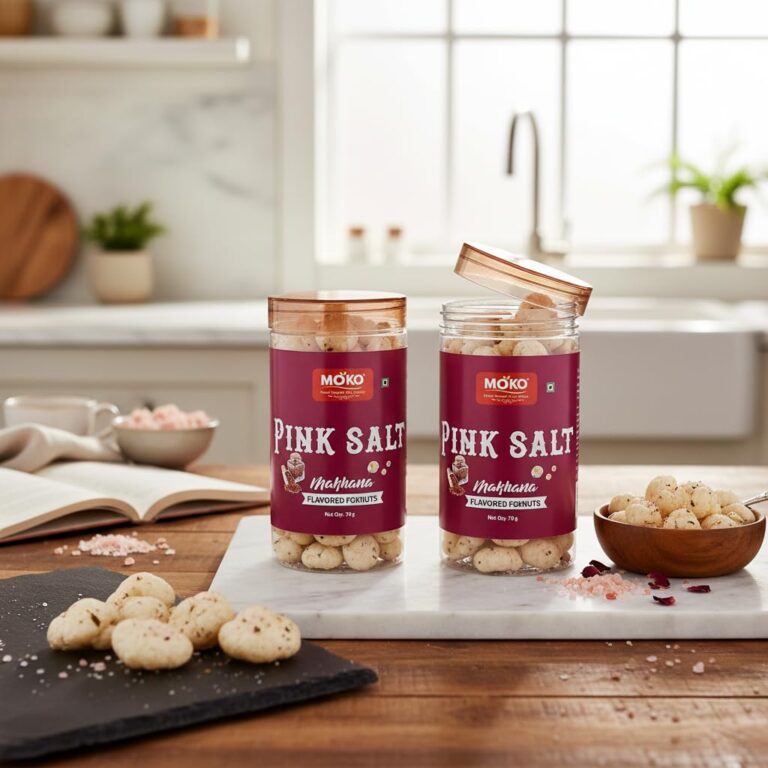 pink salt flavoured makhana